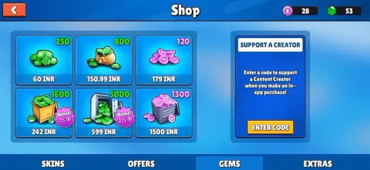 Stumble Guys Codes (April 2025) 3 Stumble Shop